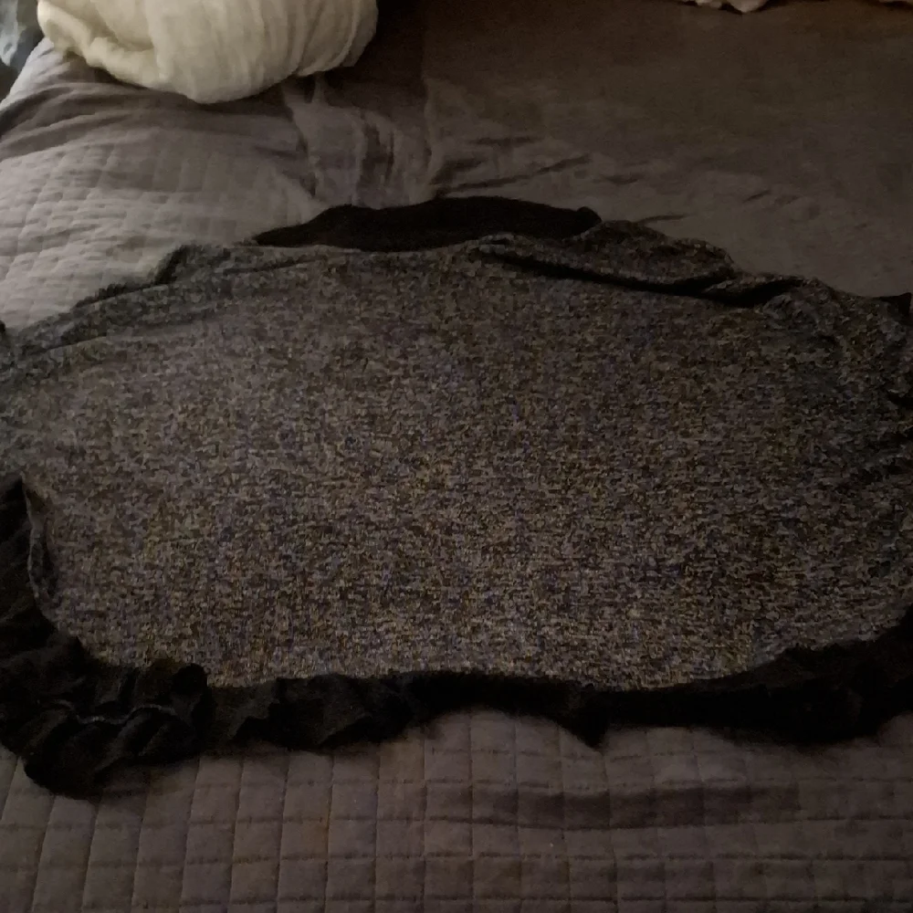 Perseption Black and Gray Cowl Neck Sweater - Picture 3 of 3